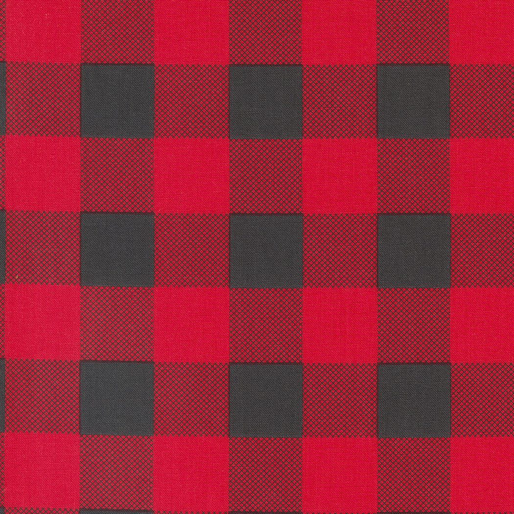 Starberry Buffalo Check and Plaid Red Charcoal by Corey Yoder of Moda Fabrics Fabric Yardage 29185 22, 1/2 yard increments