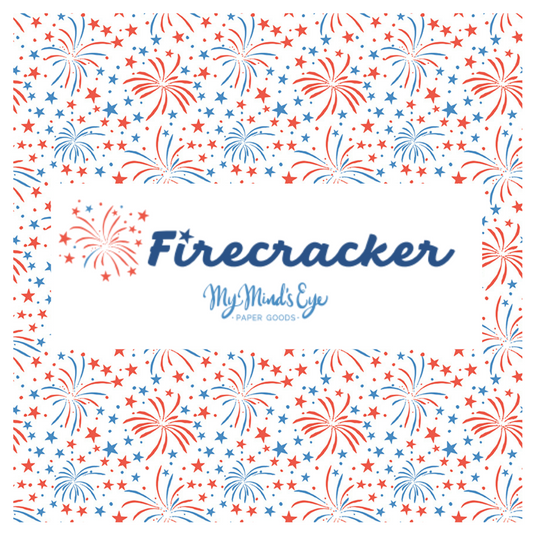 Firecracker Curated Bundle (6 fabrics) by My Mind's Eye for Riley Blake Designs, Half Yard and Fat Quarter Bundles