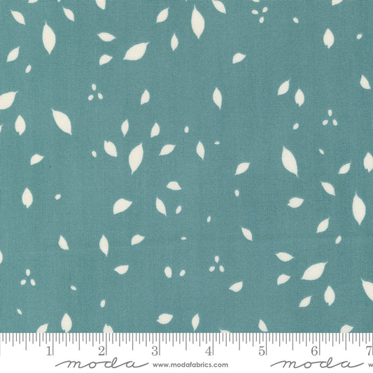 Melrose Leaves Highland Ocean by Studio M for Moda Fabrics, 33785 16, 1/2 yard increments