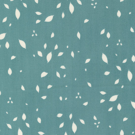 Melrose Leaves Highland Ocean by Studio M for Moda Fabrics, 33785 16, 1/2 yard increments