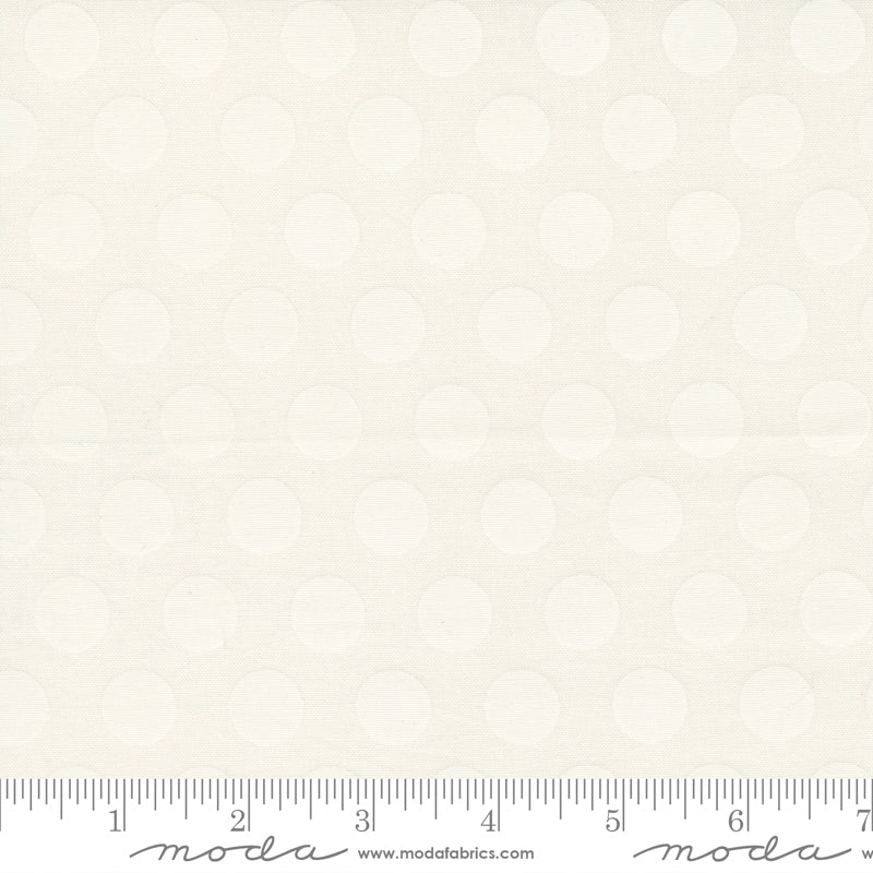 Sincerely Yours Dots Ivory by Sherri and Chelsi for Moda Fabrics, 37611 11, 1/2 yard increments