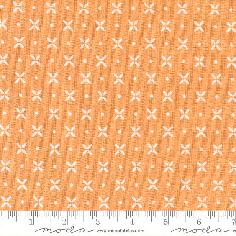 Simply Delightful Orange Peel Apricot by Sherri and Chelsi for Moda Fabrics 37641 22, 1/2 yard increments
