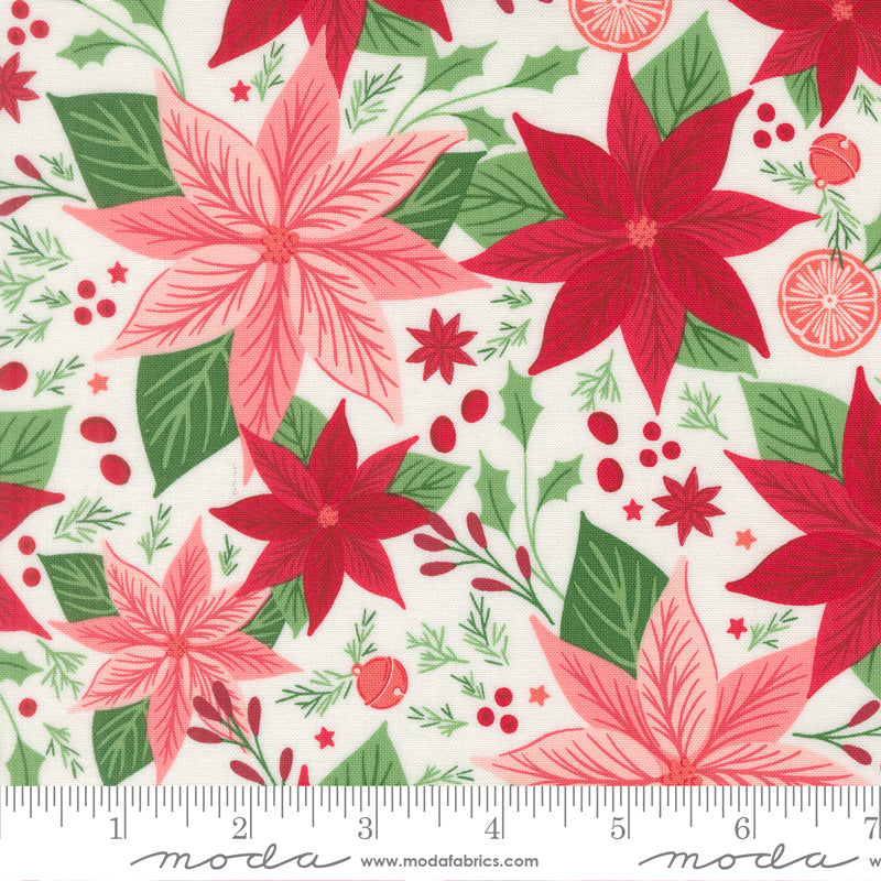 Merrily on High Snow by Sweetfire Road Design Co. of Moda Fabrics 43210 11, 1/2 yard increments