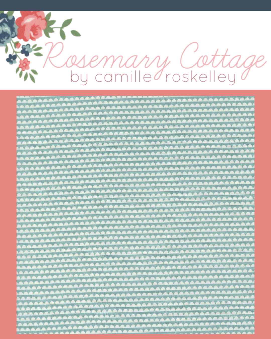 Rosemary Cottage Curated Bundle (5 fabrics) by Camille Roskelley for Moda Fabrics, Fat Quarter and Half Yard Options