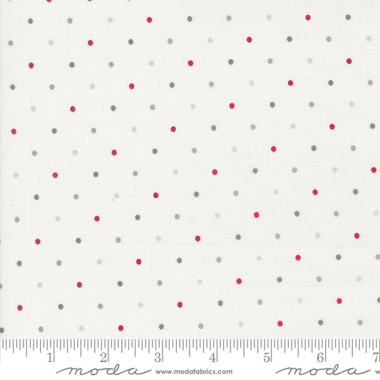 Magic Dot Christmas by Lella Boutique for Moda Fabrics, 5230 38, 1/2 yard increments