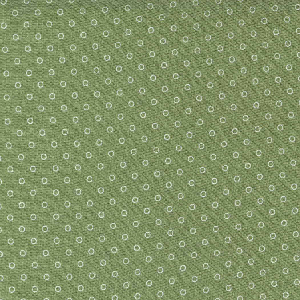 Nantucket Summer Smitten Dots Grass by Camille Roskelley of Moda Fabrics 55264 16, 1/2 yard increments