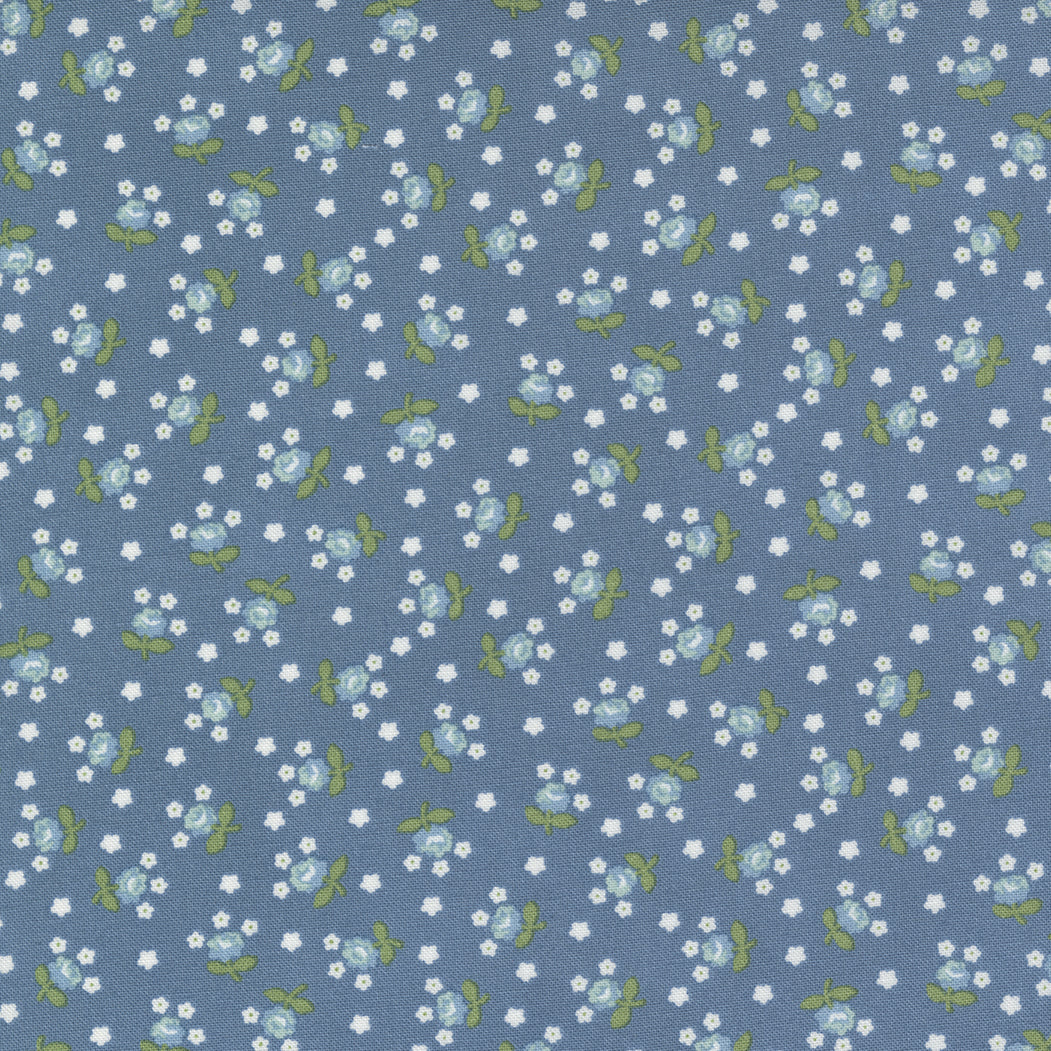 Nantucket Summer Fairground Small Floral Lake by Camille Roskelley of Moda Fabrics 55266 15, 1/2 yard increments