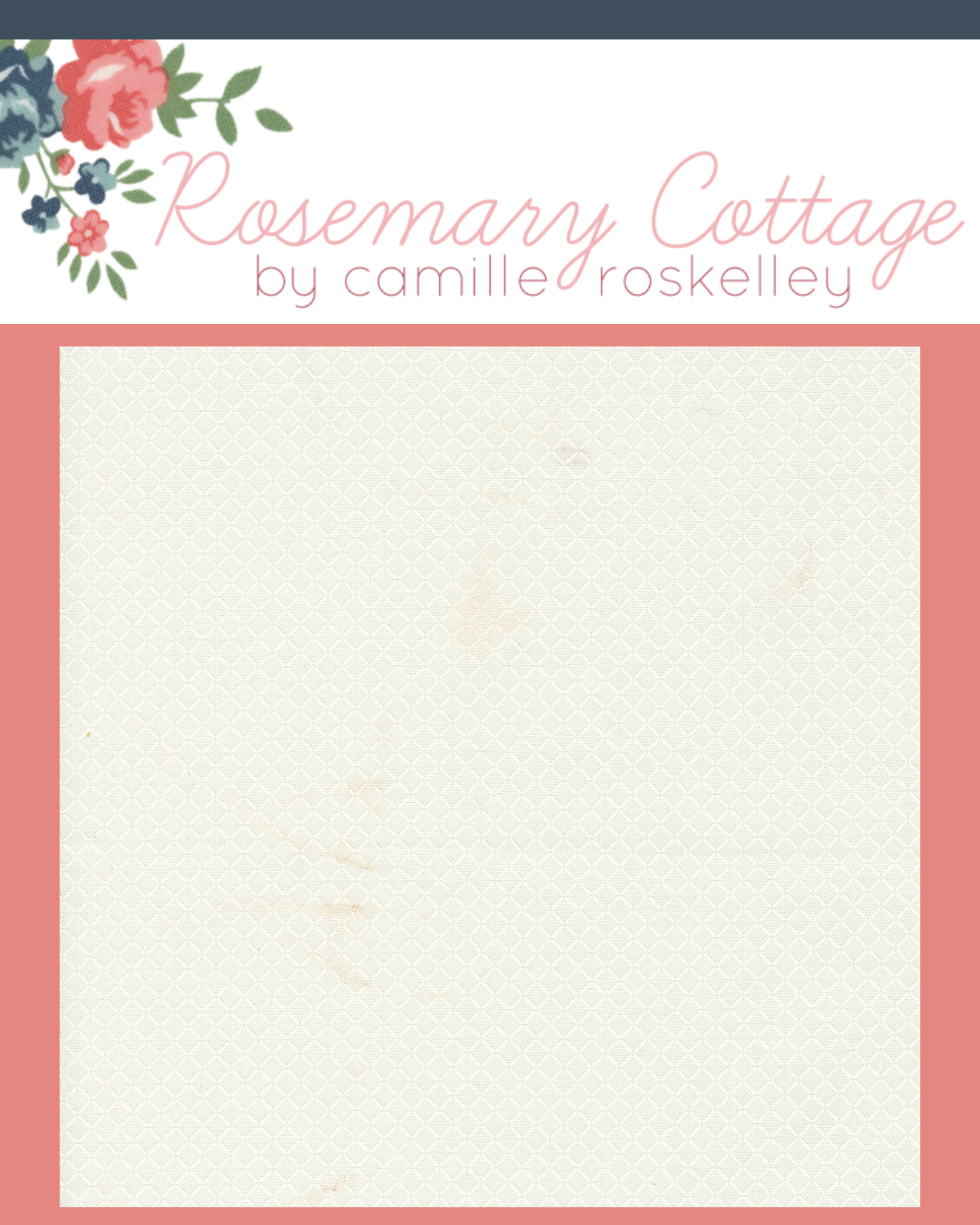 Rosemary Cottage Curated Bundle (5 fabrics) by Camille Roskelley for Moda Fabrics, Fat Quarter and Half Yard Options