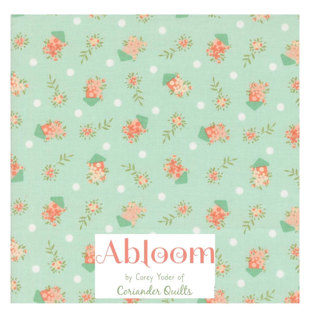 Abloom by Corey Yoder for Moda Fabrics, Half Yard and Fat Quarter Bundles (7 fabrics)