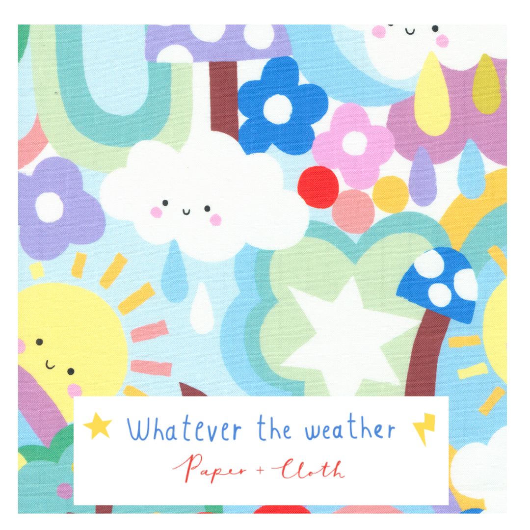 Whatever the Weather by Paper+Cloth for Moda Fabrics, Half Yard and Fat Quarter Bundles (8 fabrics)