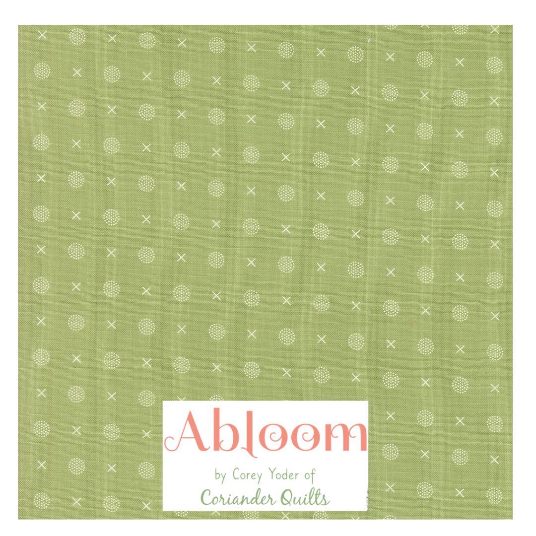 Abloom by Corey Yoder for Moda Fabrics, Half Yard and Fat Quarter Bundles (7 fabrics)