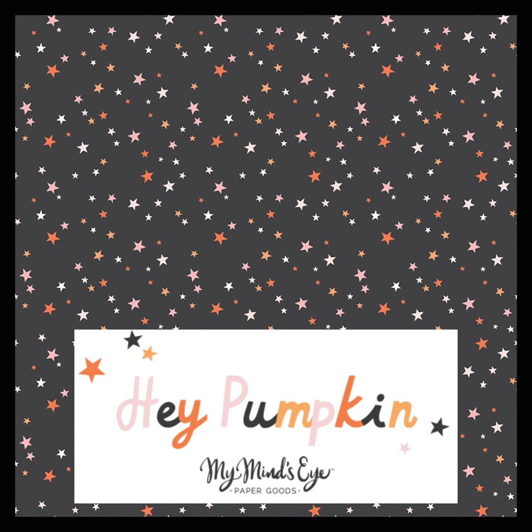 Hey Pumpkin by My Mind's Eye for Riley Blake Fabrics, Curated Half Yard and Fat Quarter Bundles (9 fabrics)