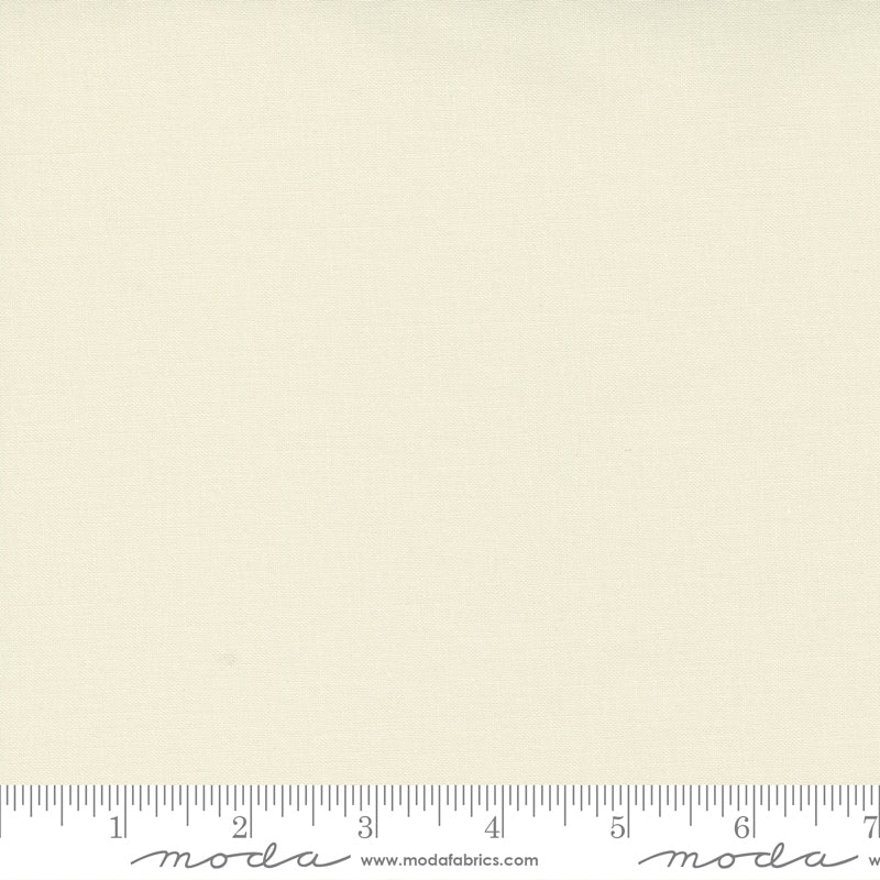 Bella Solids Charm Pack Snow (42 5x5" squares) by Moda Fabrics 9900PP 11