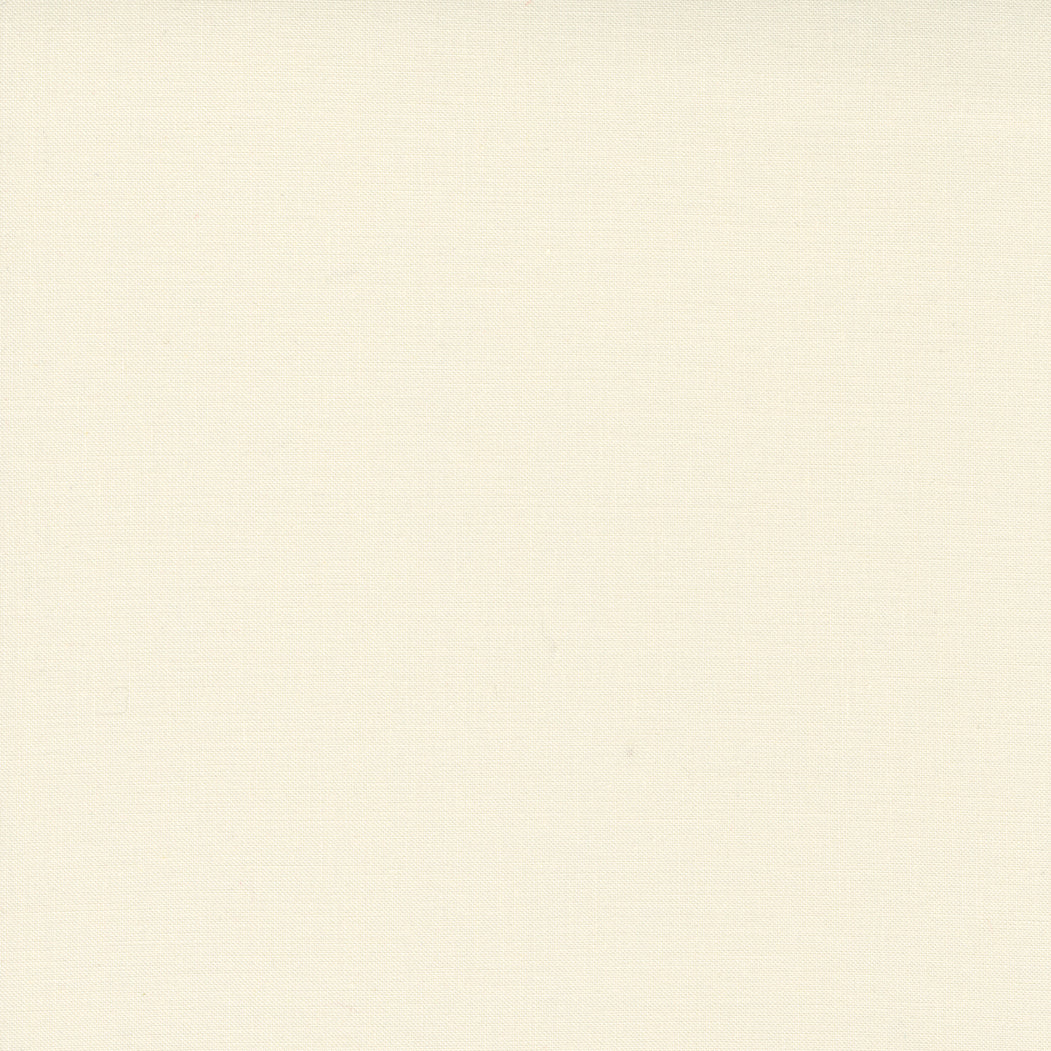Moda Bella Solids Ivory Fabric, 9900 60, 1/2 yard increments