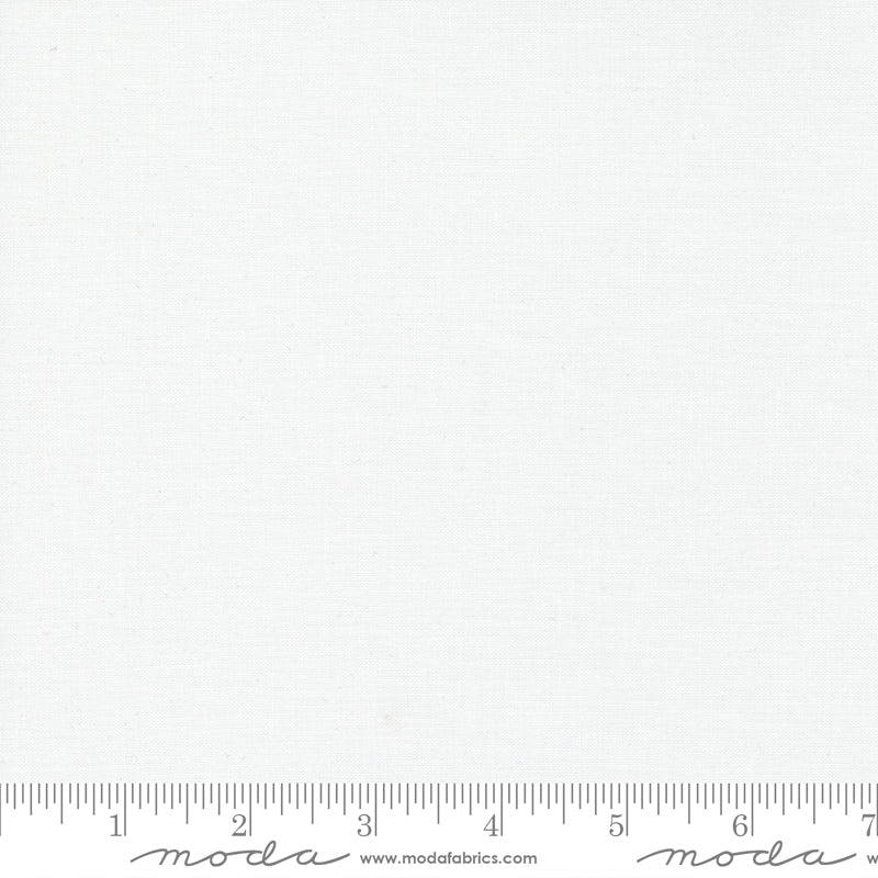 Bella Solids Charm Pack White (42 5x5" squares) by Moda Fabrics 9900PP 98