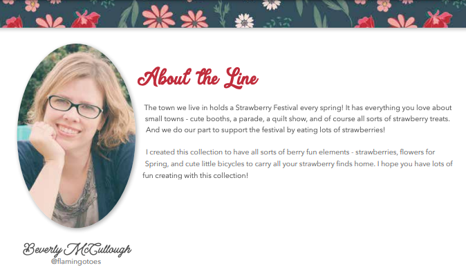 Berry Market Flowers Baby Pink by Beverly McCullough for Riley Blake Fabrics C15746-BABYPINK, 1/2 yard increments