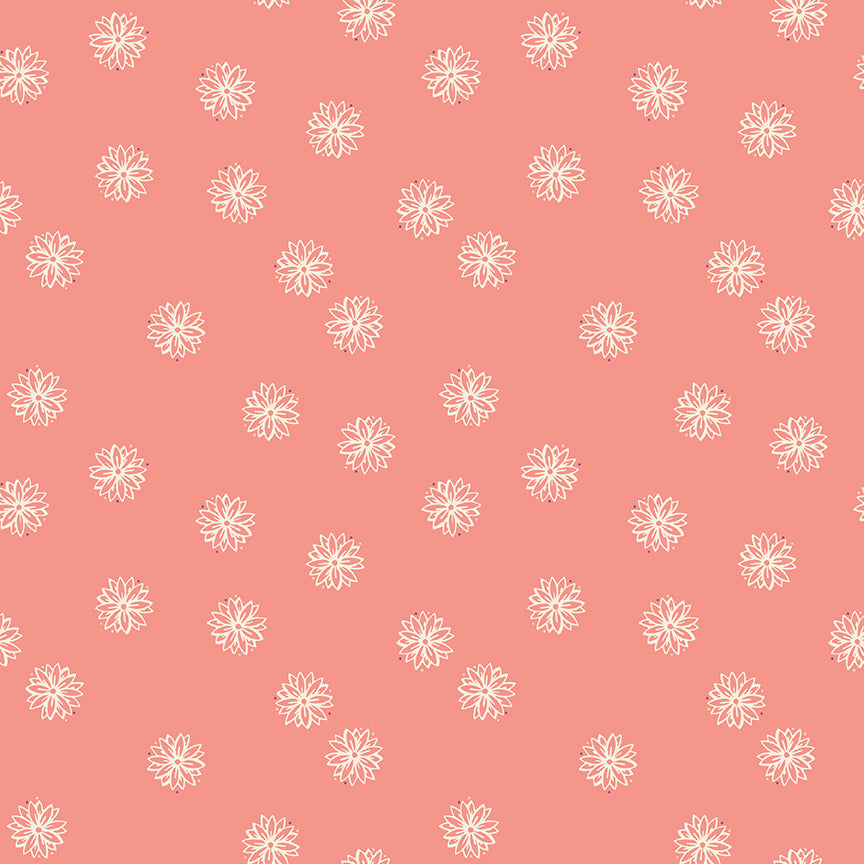 Butterfly Blossom Floral Coral for Riley Blake Fabrics C13274-CORAL