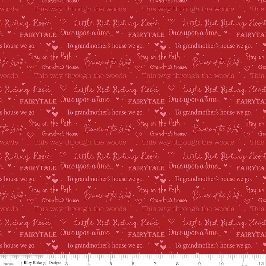 To Grandmother's House by Jennifer Long Fat Quarter Bundle (9 fabrics) by Riley Blake Designs C143FQB