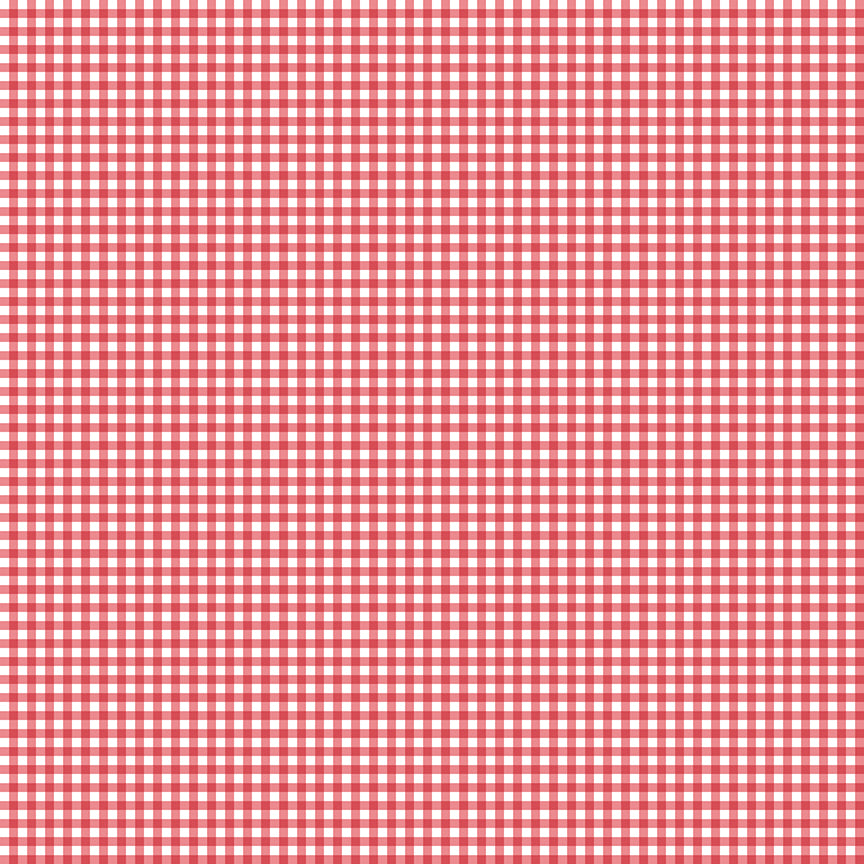 Gone Glamping Gingham Red by Lori Whitlock for Riley Blake Fabrics C14795-RED, 1/2 yard increments