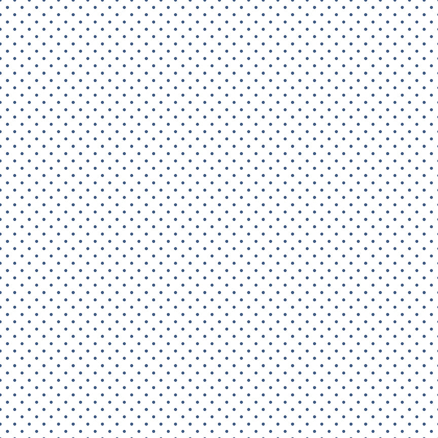 Swiss Dot on White Denim by Riley Blake Designs, C660-DENIM, 1/2 yard increments