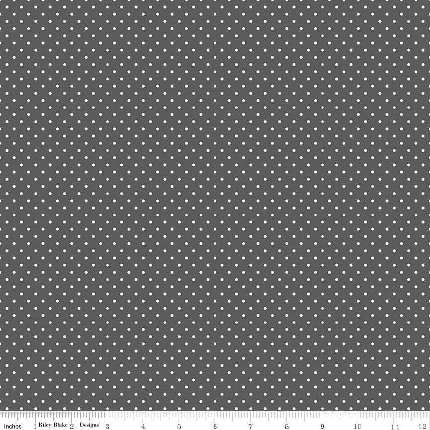 Swiss Dot Shadow by Riley Blake Designs, C670-SHADOW, 1/2 yard increments