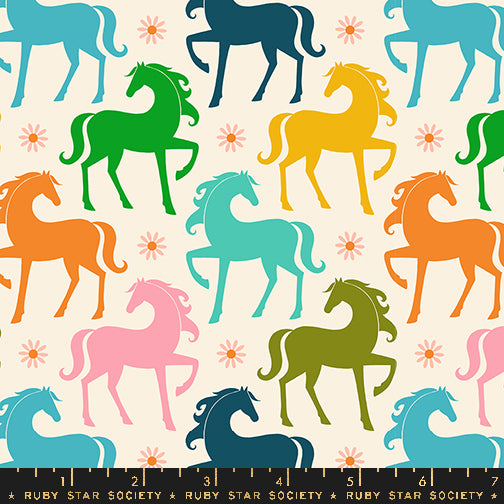 Carousel by Melody Miller for Ruby Star Society, Curated Half Yard and Fat Quarter Bundles (7 fabrics)