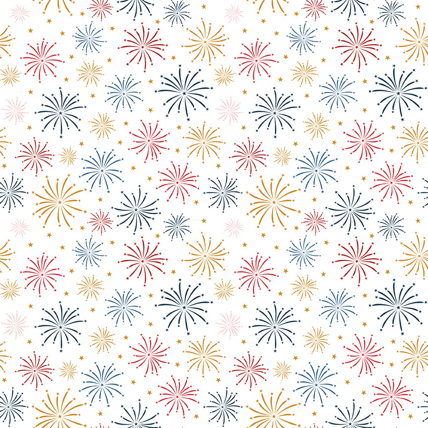 Sweet Freedom Fireworks Cloud Sparkle for Riley Blake Fabrics SC14412-CLOUD