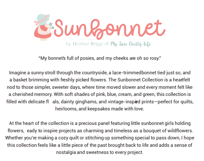 Sunbonnet Flower Dots Coral by My Sew Quilty Life of Moda Fabrics 31762 41, 1/2 yard increments