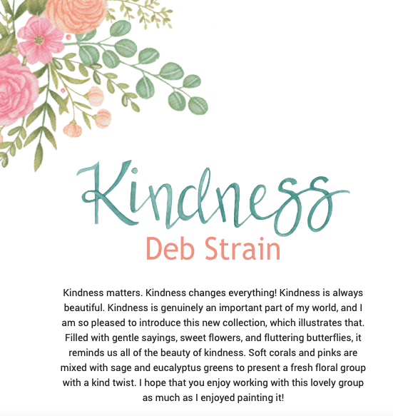 Kindness Petals In The Wind Peach by Deb Strain for Moda Fabrics, 56156 12, 1/2 yard increments