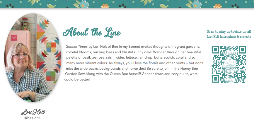 Gentler Times Fat Quarter Bundle (51 fat quarters) by Lori Holt by Riley Blake Designs - FQ-16470-51