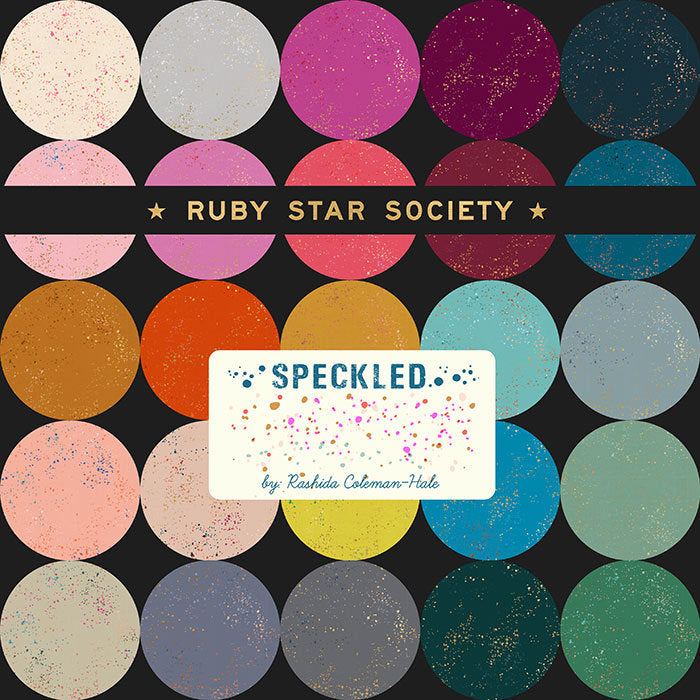 Speckled Metallic Teal by Rashida Coleman Hale of Ruby Star Society and Moda Fabrics RS5027 53M