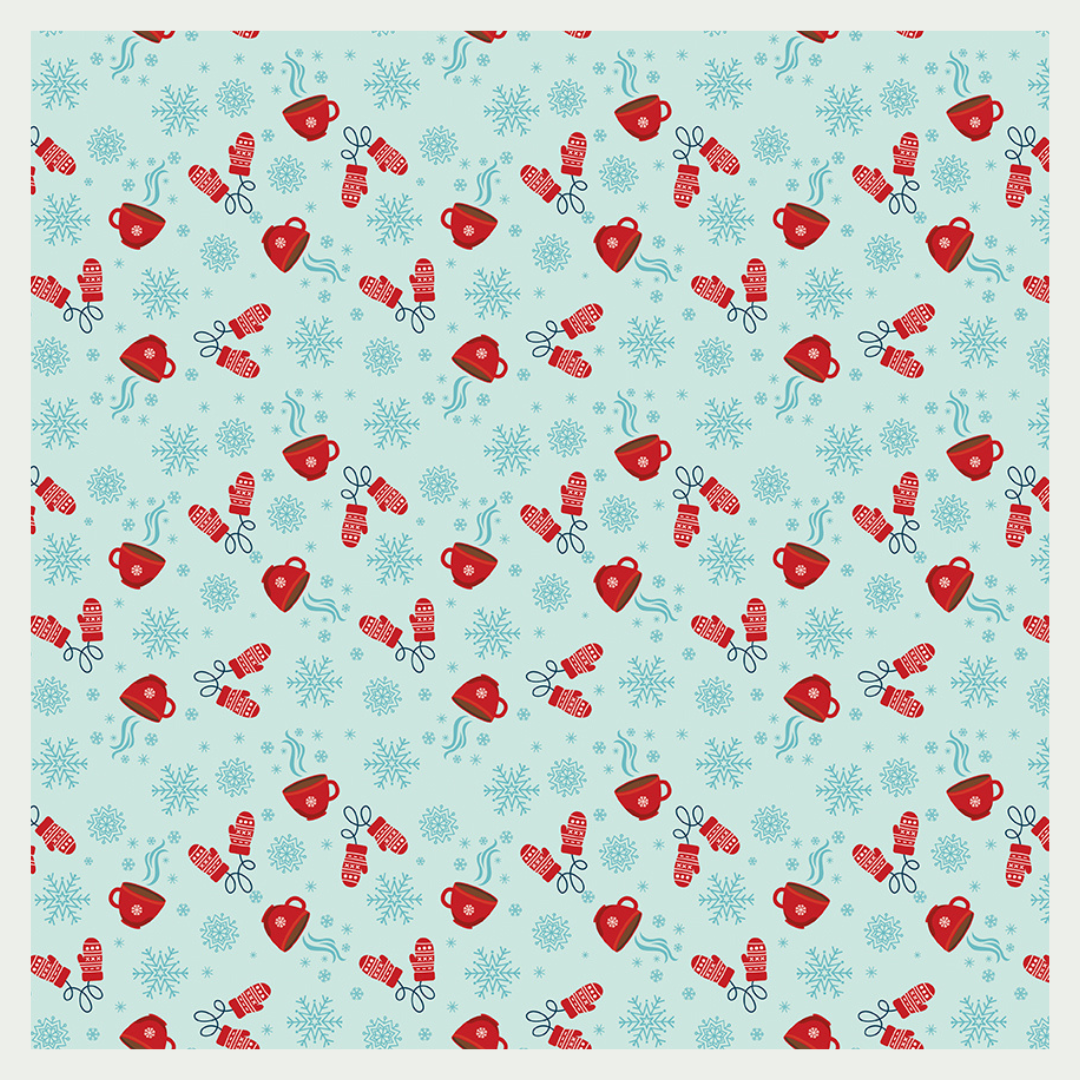 A Perfect Winter Curated 9 fabric bundle, Half Yard and Fat Quarter Bundles
