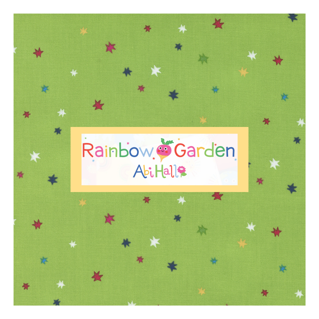 Rainbow Garden Curated Bundle (10 fabrics) by Abi Hall for Moda Fabrics, Half Yard and Fat Quarter Bundles