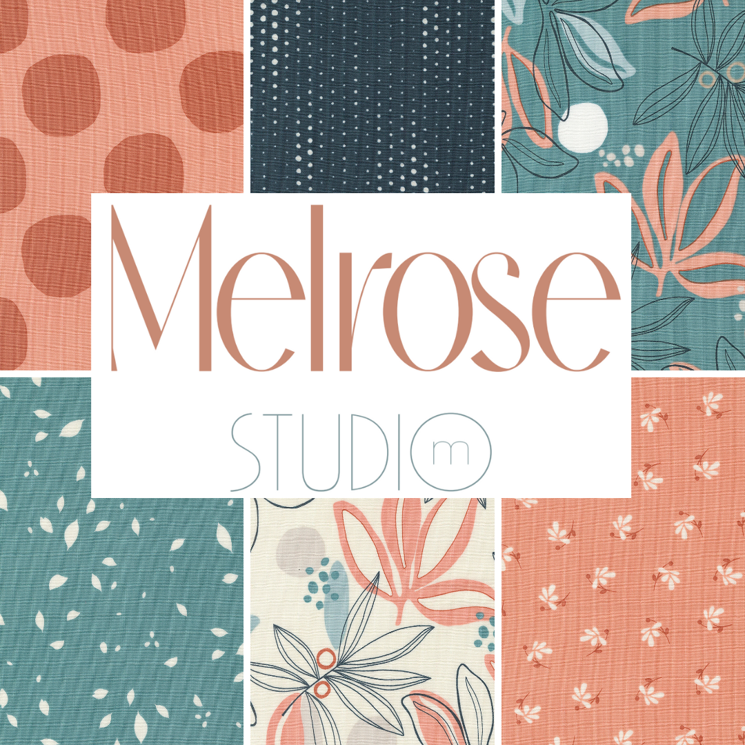 Melrose Curated Bundle (6 fabrics) by Studio M for Moda Fabrics, Half Yard and Fat Quarter Bundles