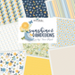 Sunshine & Dandelions Curated 9 fabric bundle by Traci Reed for Riley Blake Designs, Half Yard and Fat Quarter Bundles