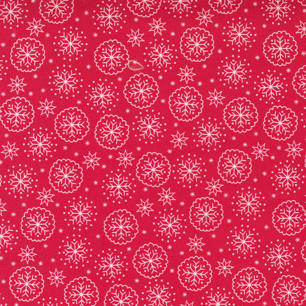 Holiday Essentials Christmas Snow by Stacy Iest Hsu and Moda Fabrics 20742 13, end of bolt, remnant