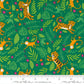 Jungle Paradise Jungle Fun Novelty Animals Tigers Monkeys Birds Leopards Monstera by Stacy Iest Hsu and Moda Fabrics 20783 21