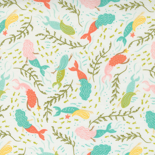 The Sea & Me Mermaid Coral by Stacy Iest Hsu for Moda Fabrics 20792 11