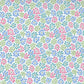 Picnic Pop Doodle Flowers Wow White by Me and My Sister Designs for Moda Fabrics 22438 11