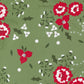 Starberry Holiday Rose Florals Green by Corey Yoder of Moda Fabrics Fabric Yardage 29180 13, 1/2 yard increments