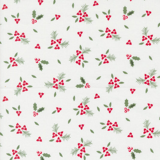 Starberry Pine Sprigs Ditsy Blender Off White by Corey Yoder of Moda Fabrics Fabric Yardage 29182 11, 1/2 yard increments