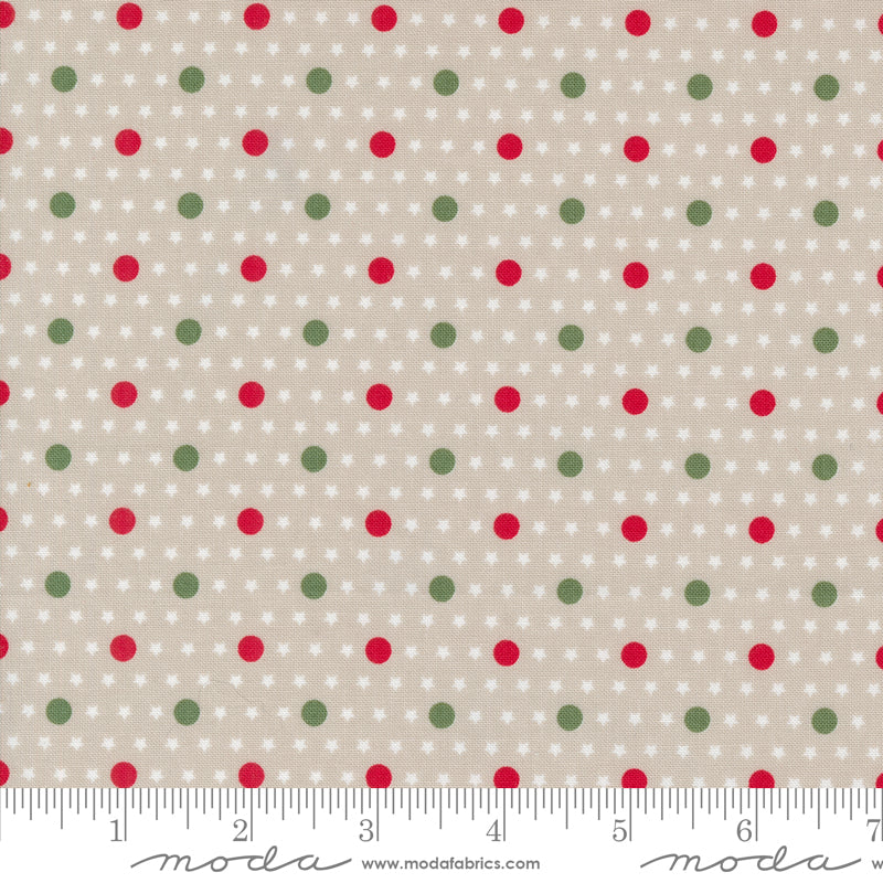 Starberry Polka Dot Stars Blender Stone by Corey Yoder of Moda Fabrics Fabric Yardage 29186 16, 1/2 yard increments