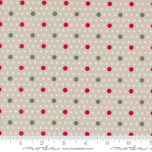 Starberry Polka Dot Stars Blender Stone by Corey Yoder of Moda Fabrics Fabric Yardage 29186 16, 1/2 yard increments