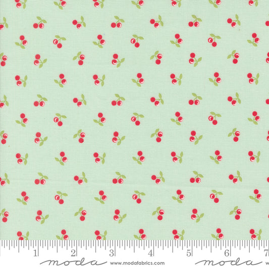 Cali Co Cherries Novelty Cherry Breeze by Corey Yoder of Moda Fabrics Fabric Yardage 29194 20, 1/2 yard increments