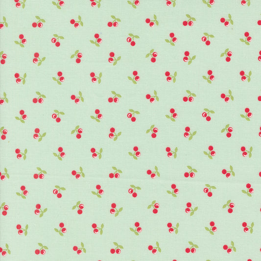 Cali Co Cherries Novelty Cherry Breeze by Corey Yoder of Moda Fabrics Fabric Yardage 29194 20, 1/2 yard increments