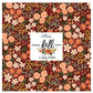 Happy Fall Days Curated Bundles by Kelsey Carlson for Riley Blake Fabrics, Half Yard and Fat Quarter Bundles (7 fabrics)