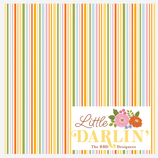 Little Darlin' for Riley Blake Fabrics (7 fabrics), Curated Half Yard and Fat Quarter Bundles