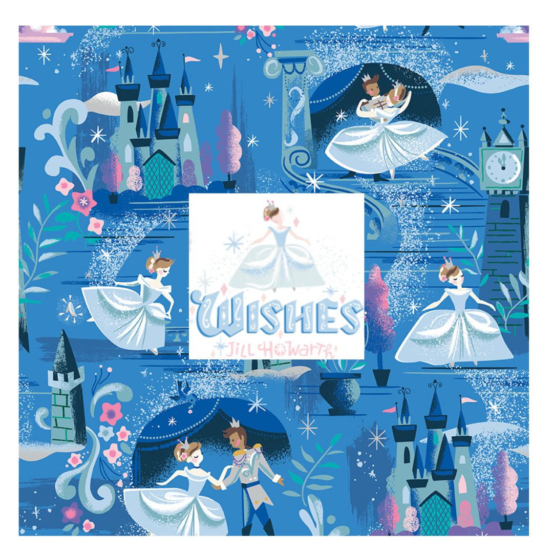 Wishes Bundle 1 by Jill Howarth Curated Fat Quarter and Half Yard Bundles (7 fabrics) by Riley Blake Designs