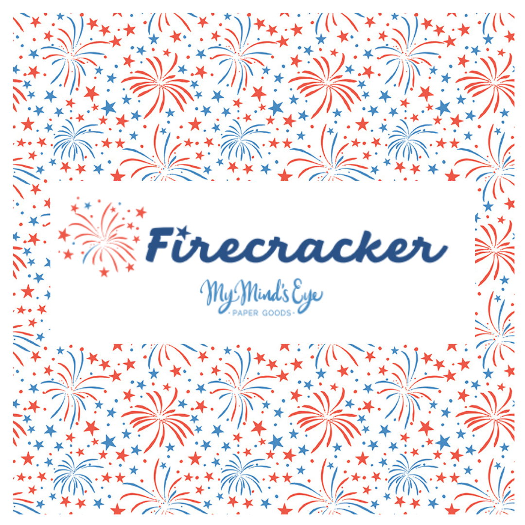 Firecracker Curated Bundle (6 fabrics) by My Mind's Eye for Riley Blake Designs, Half Yard and Fat Quarter Bundles