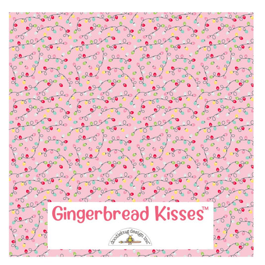 Gingerbread Kisses (7 fabrics) by Doodlebug Designs for Riley Blake Fabrics, Curated Half Yard and Fat Quarter Bundles